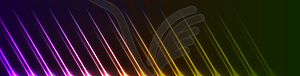 Красочные неоновые лазерные лучи, линии абстрактного фона - векторное графическое изображение