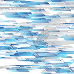 Blue grey technology geometric abstract background - vector image