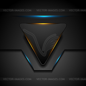 Abstract shiny hi-tech futuristic background - vector image
