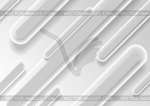 Grey white corporate geometric abstract background - vector clip art