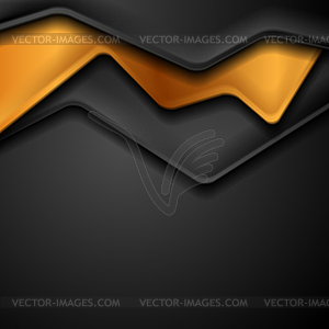 Черно-бронзовый абстрактный корпоративный фон - иллюстрация в векторе