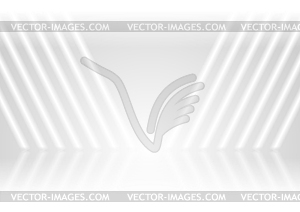 Grey white smooth stripes abstract tech background - vector clipart