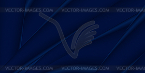 Темно-синий в гладкую полоску абстрактный современный фон - векторное графическое изображение