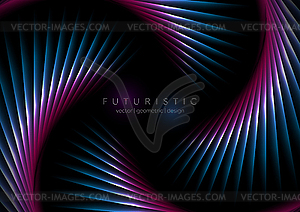 Purple and blue laser lines abstract hi-tech - vector image
