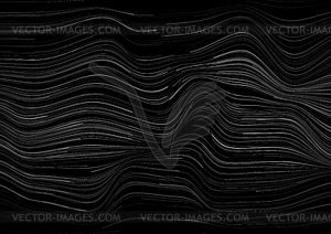 Dark tech futuristic background with grey curved - vector clip art