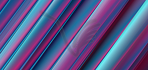Фиолетово-синий гладкий полосатый абстрактный технический фон - векторная графика