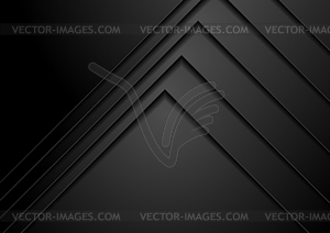 Black abstract technology material background - vector clip art