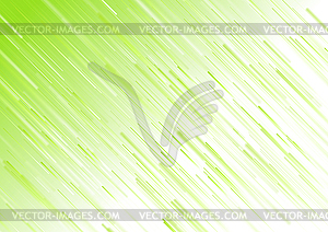 Green white diagonal lines abstract tech background - vector image