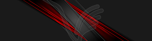 High contrast red black abstract tech corporate - vector clip art