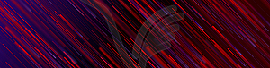 Красно-фиолетовые абстрактные линии, футуристическая технология - векторный клипарт
