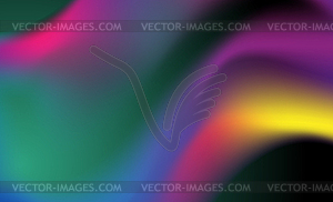 Colorful smooth blurred liquid waves abstract - stock vector clipart