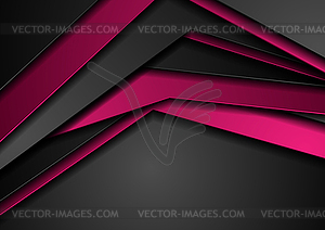 Black and purple abstract concept corporate - vector clip art