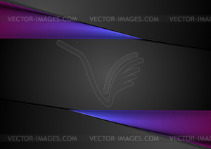 Black and blue violet abstract background - vector clipart