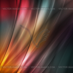 Abstract dark liquid blurred waves modern background - vector image