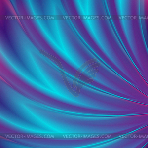 Blue purple smooth liquid waves abstract background - vector image