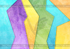 Красочный абстрактный корпоративный фон в стиле гранж - стоковое векторное изображение