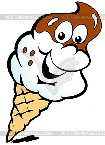 An Happy Ice Creame - vector image