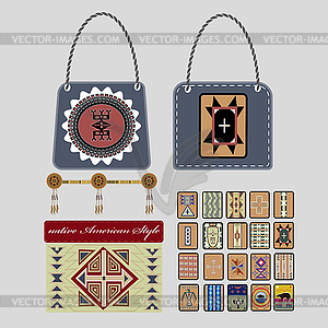 Native American style - vector clipart