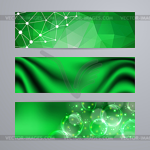 Set of templates for banners - royalty-free vector image