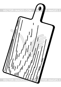 Cutting board - vector image
