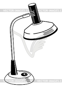 Table lamp - vector clipart