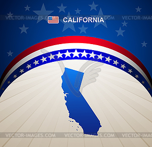 California - vector clipart / vector image