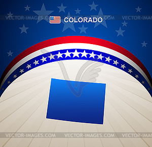 Colorado - vector image