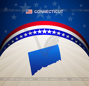 Connecticut - vector image