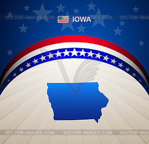 Iowa - vector image