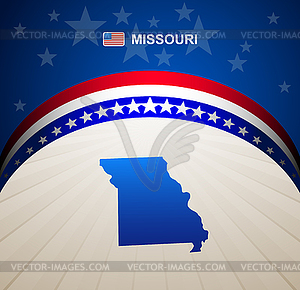 Missouri - vector clipart