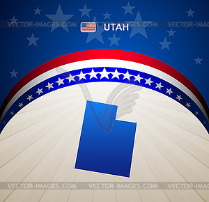 Utah - vector clipart