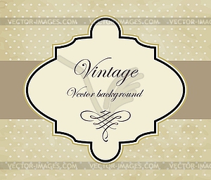 Vintage frame - royalty-free vector image