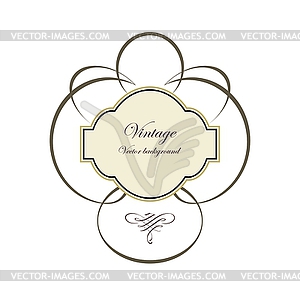 Vintage frame - vector clipart