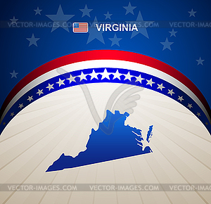 Virginia - vector image