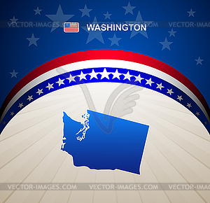 Вашингтон - изображение векторного клипарта
