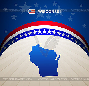 Wisconsin - vector clipart / vector image
