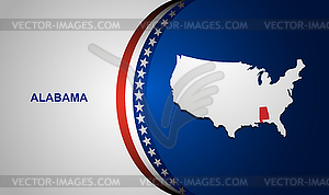 Alabama - vector image