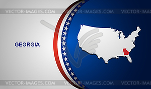 Georgia - vector clip art