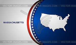 Massachusetts - vector clip art