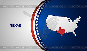 Texas - vector clipart