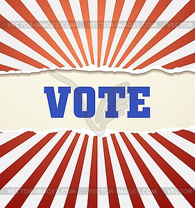 Vote - vector clipart