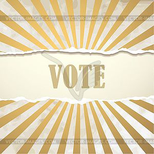 Vote - vector clipart