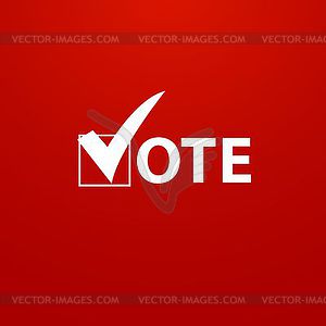 Vote - vector clip art