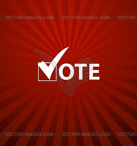 Vote - vector clip art