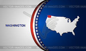 Washington - vector image