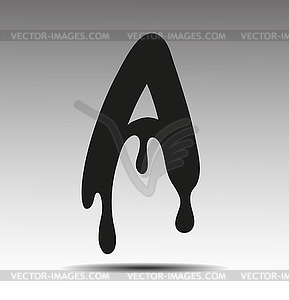 Letter A - vector clip art