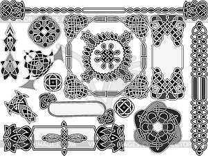 Set of elements of design - vector EPS clipart