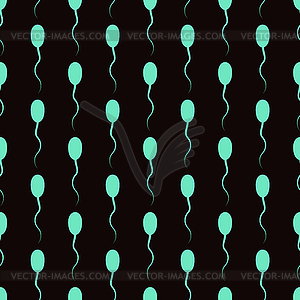 Pattern spermatozoa - vector image