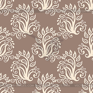 Floral decorative elements - vector image