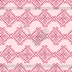 Tribal vintage pattern - royalty-free vector clipart